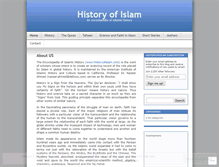 Tablet Screenshot of historyofislam.com
